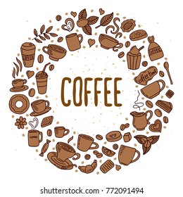 round coffee design