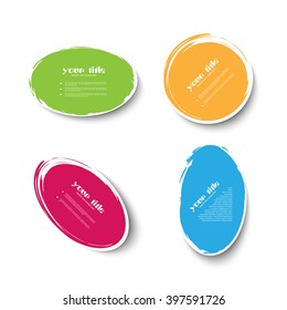 Round color labels