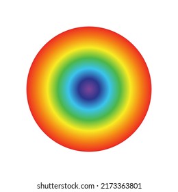 Round Color Spectrum Bar Circle Gradients Stock Vector (Royalty Free ...