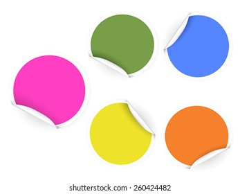 round color stickers