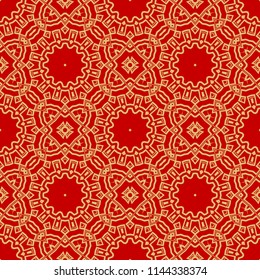 Round colored lace pattern for paisley , circle background with floral style. vector illustration. purple color