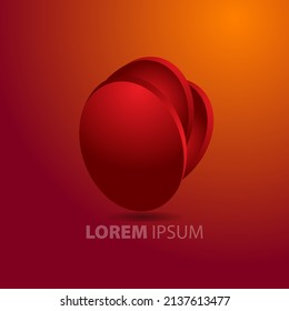 plantilla de diseño de logotipo de color circular