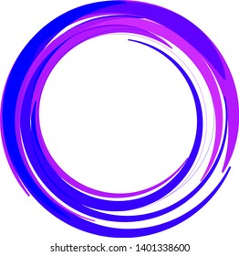 Round colorful vector shapes. Design elements. Abstract vector banners.