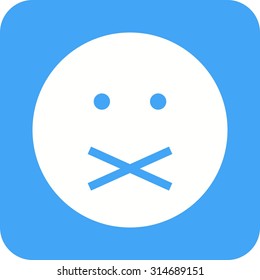 Round, communication, sound icon vector image. Can also be used for emotions and halloween. Suitable for mobile apps, web apps and print media.