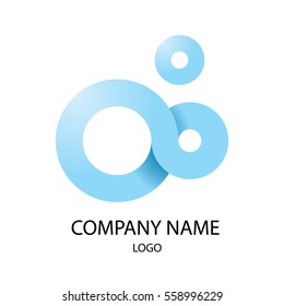 Round company logo