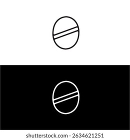 Round company logo concept symbol
