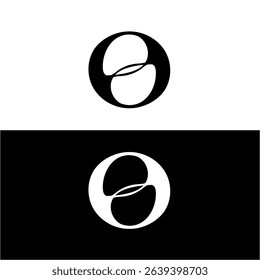 Round company logo concept symbol 