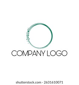 Projeto vetorial do símbolo redondo da empresa