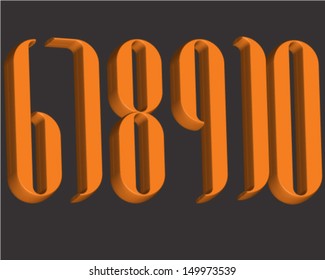 Round Condensed 3D Font