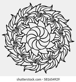 round contour pattern