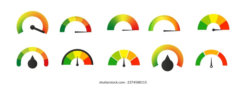 Conjunto de indicadores de medición del control de redondeo. Medidor de potencia con dial que muestra presión verde positiva y roja negativa con velocímetro vectorial del salpicadero