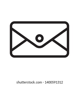round corner envelope symbol icon sign, vector eps 10