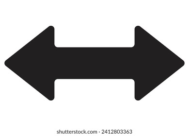 Round Corners Double Arrow Shape Icon