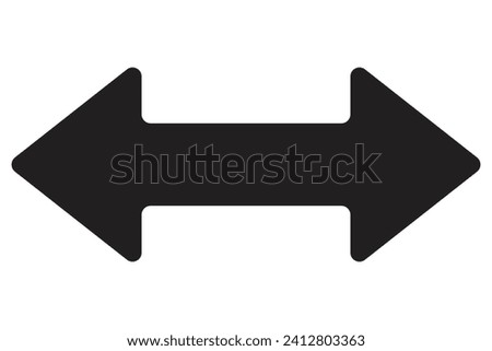 Round Corners Double Arrow Shape Icon