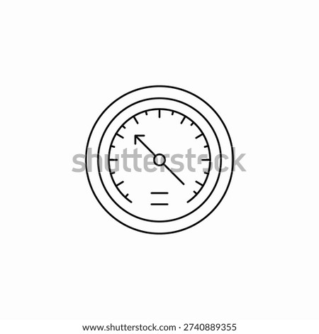 round counter icon sign vector