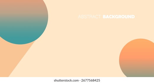 Projeto de ilustração de vetor de fundo abstrato de creme redondo, Eps 10