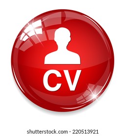 round CV icon button