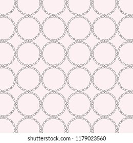 Round decorative border frames pattern.