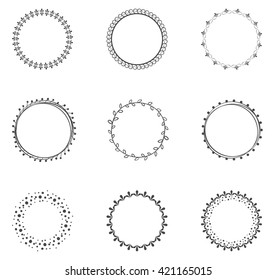 Round decorative circle collection