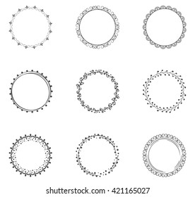 Round decorative circle collection