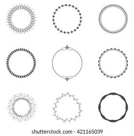 Round decorative circle collection