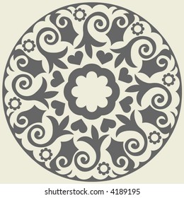 round decorative ornament