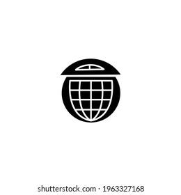 Round delete box icon. Delete round icon vector.