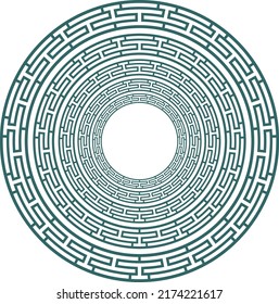 Round Design for jali, laser and graphic 