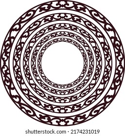 Round Design for laser cutting 