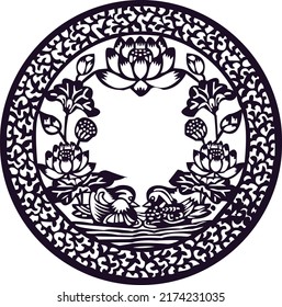 Round Design for laser cutting 