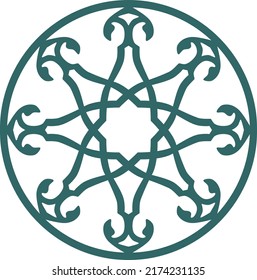 Round Design for laser cutting 