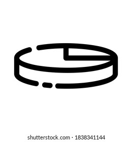 round diagram icon or logo isolated sign symbol vector illustration - high quality black style vector icons
