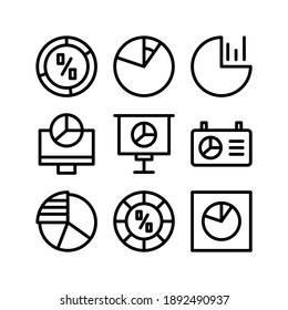 Round Diagram icon or logo isolated sign symbol vector illustration - Collection of high quality black style vector icons
