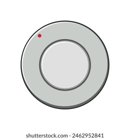 round dial knob cartoon. max control, turn circle, regulator ui round dial knob sign. isolated symbol vector illustration