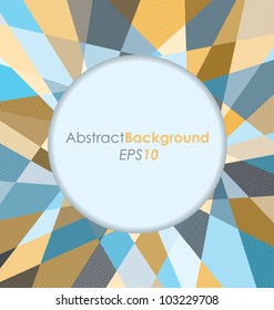 Round Diamond Abstract Background