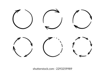 hand drawn circle brush