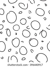 Round Doodle on white background