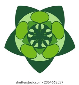 Round doodle ornament. Vector illustration. Decorative design element.