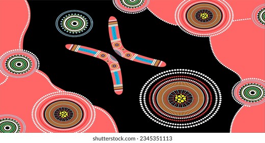 ROUND DOTS PATTERN BACKGROUND VECTOR ILLUSTRATION CRATIVE DESIGN 