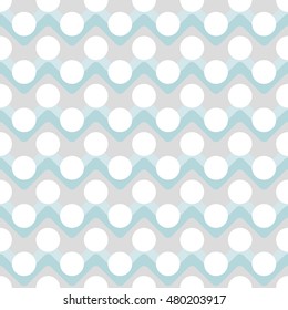 Round Dots with wave Design
