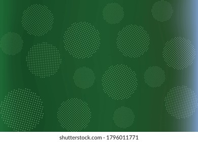 Round dotted elements on abstract blurred background. Unique gradient ornament with bright colors. Colorful vector illustration easy to edit and customize. EPS10