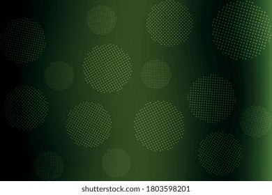 Round dotted elements on abstract blurred background. Unique gradient ornament with bright colors. Colorful vector illustration easy to edit and customize. EPS10