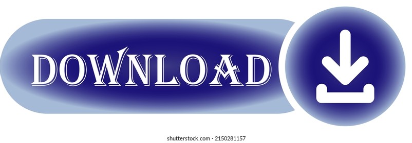 Round download icon, vector button for websites and internet applications