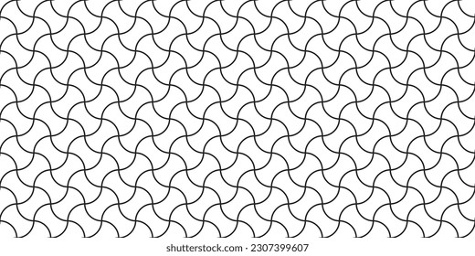 Round dumble interlocking paver blocks. Seamless vector backdrop texture. Digital wallpaper resource.