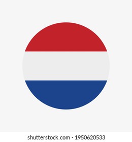 Vector Dutch Flag Circle Stock Vectors Images Vector Art Shutterstock