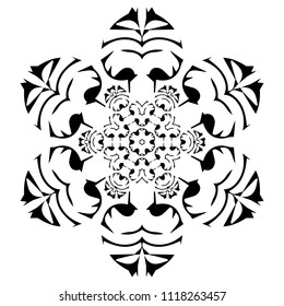 Round element for coloring book