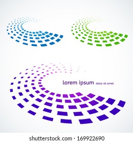 Round elements for your business design.