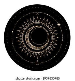 round esoteric composition of the sun and stars