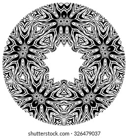 Round ethnic element for design, background, card, banner, leaflet and so on.