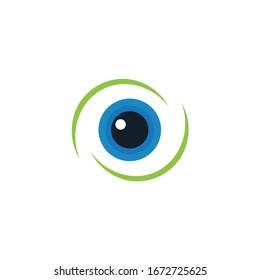 Round Eye Creative Vector Logo Design